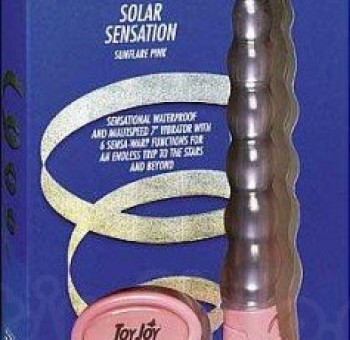 Уникальный секс товар мультискоростной вибратор Solar Sensation Sunflare Pink